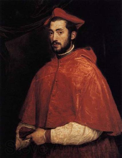 TIZIANO Vecellio Cardinal Alesandro Farnese Norge oil painting art